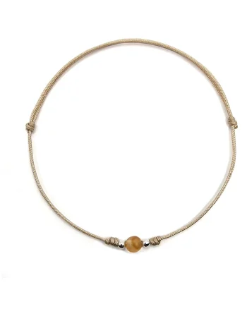 Bratara handmade, din argint 925,  ajustabila, cu piatra semipretioasa si snur de matase, 1 x bratara carneol