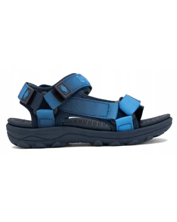 Sandale demi-wedge cu velcro