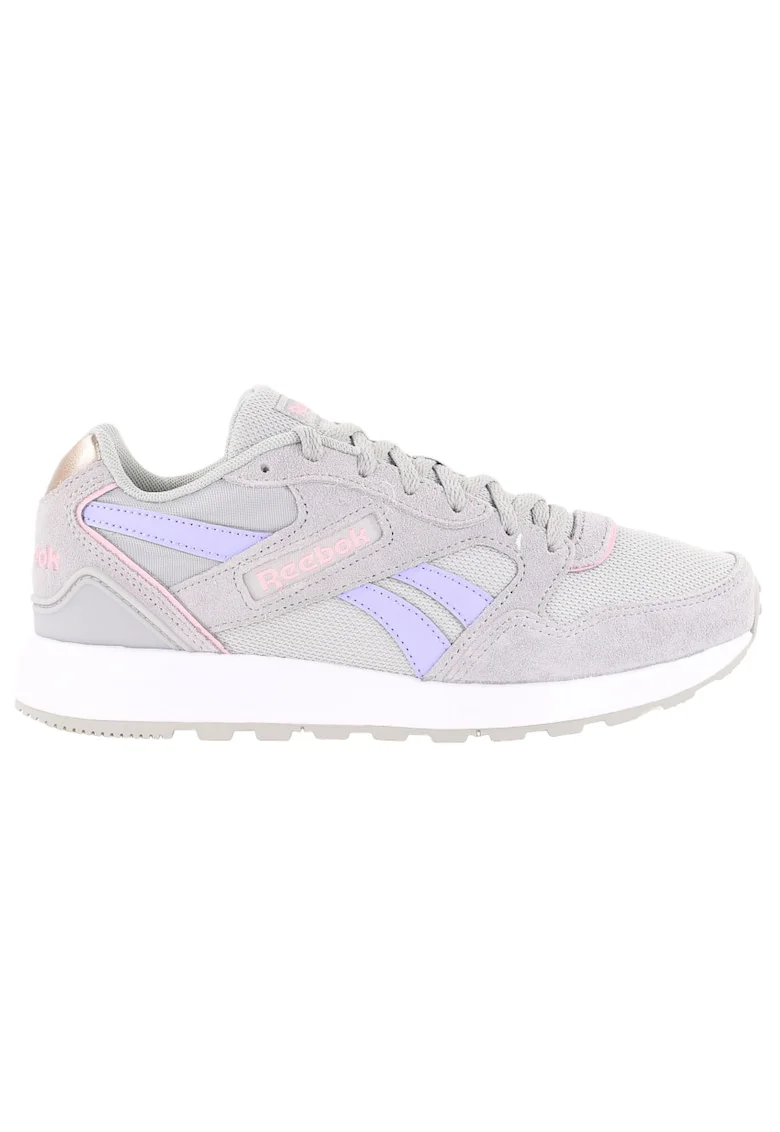 Pantofi sport cu profil jos din piele si material textil