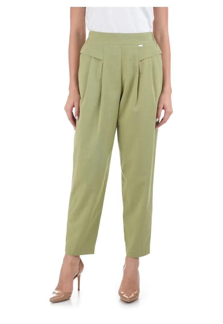 Pantaloni conici din bumbac