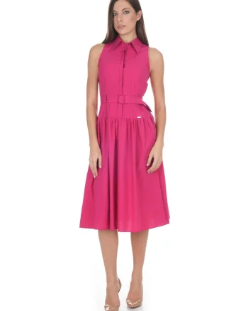 Rochie camasa fara maneci din bumbac