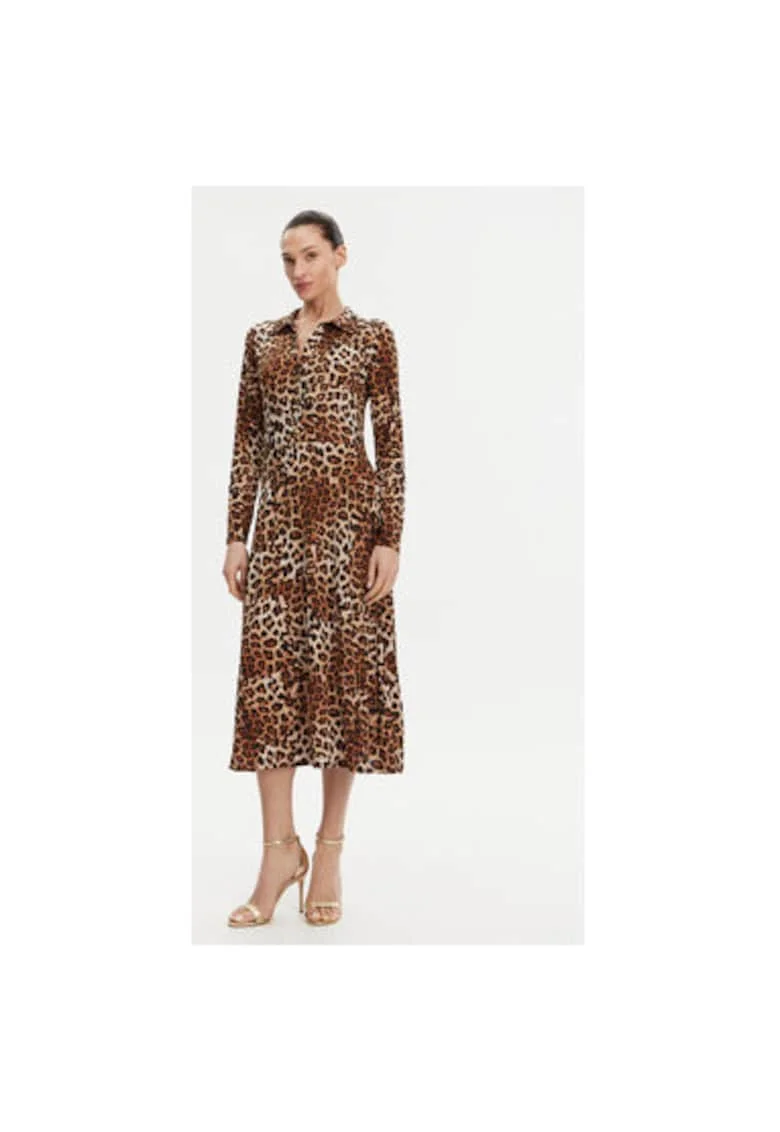 Rochie dama  251-RUFUS, Poliester/Elastan, Maro, Maro