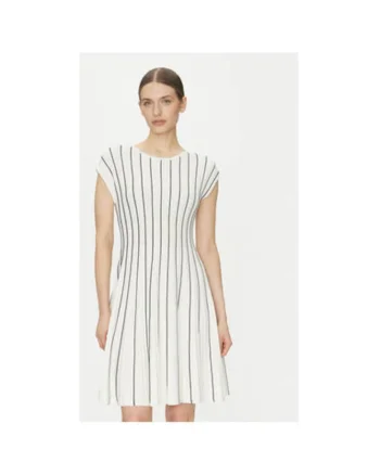 Rochie dama  DD4J8E21, Rayon/Nylon, Bej, Bej