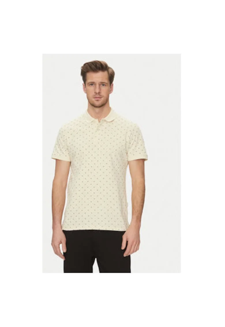 Tricou polo barbati  20718261, Bumbac, Bej, Bej