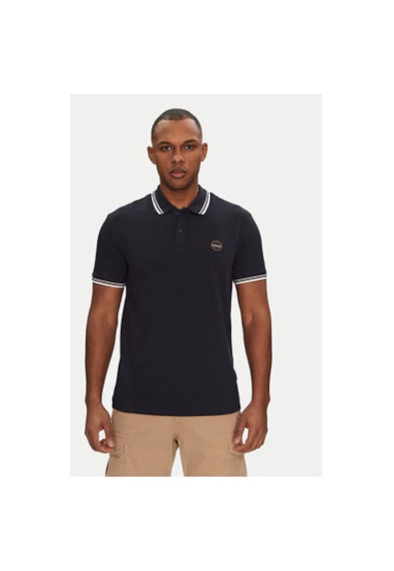 Tricou polo barbati  NP0A4ID51761, Bumbac, Bleumarin, Bleumarin