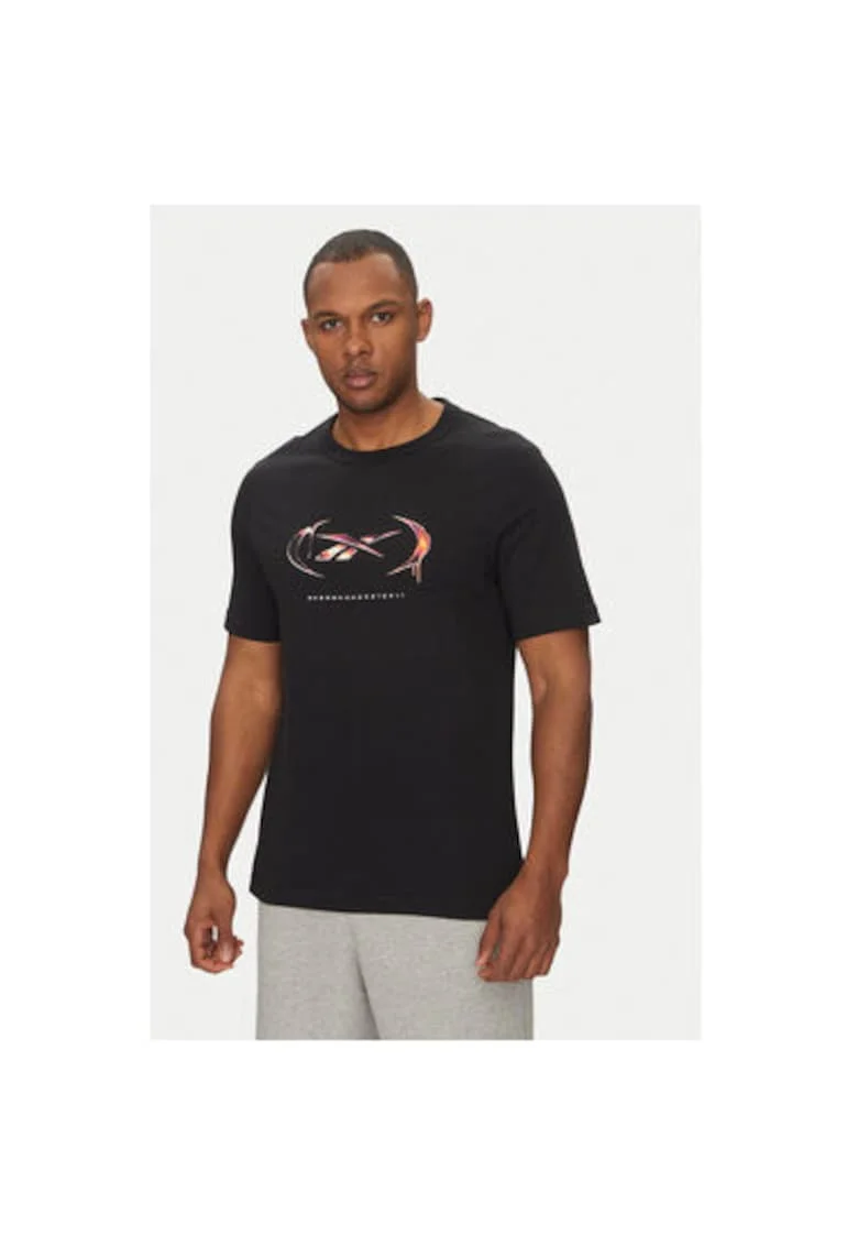 Tricou barbati  100218818, Bumbac, Negru, Negru