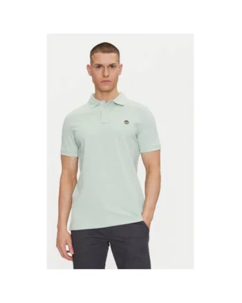 Tricou polo barbati  TB0A6VDPENE1, Bumbac organic, Verde, Verde