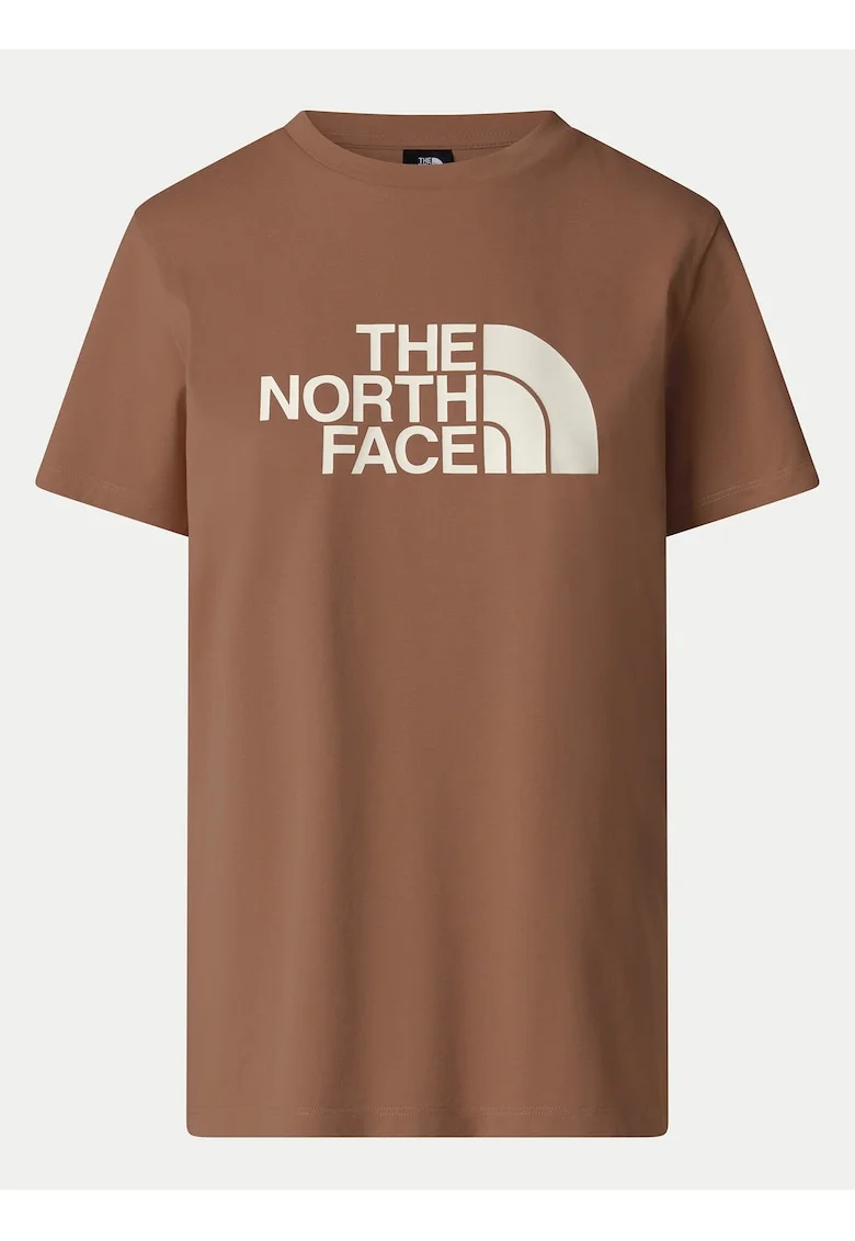Tricou dama  NF0A8A6GAIA1, Bumbac/Poliester reciclat, Maro, Maro