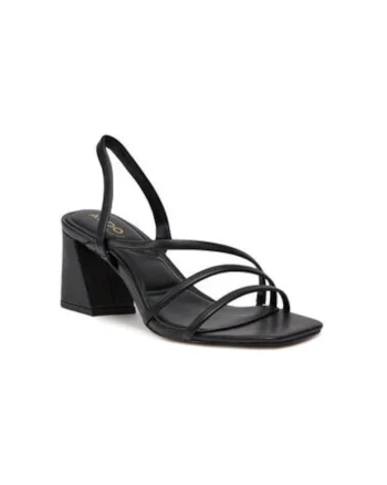Sandale dama  13706599, Piele ecologica, Negru, Negru