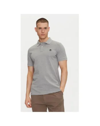 Tricou polo barbati  TB0A6VDP0521, Bumbac organic, Gri, Gri