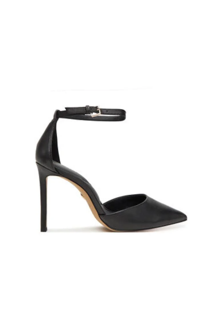 Pantofi dama  13918786, Piele ecologica, Negru, Negru