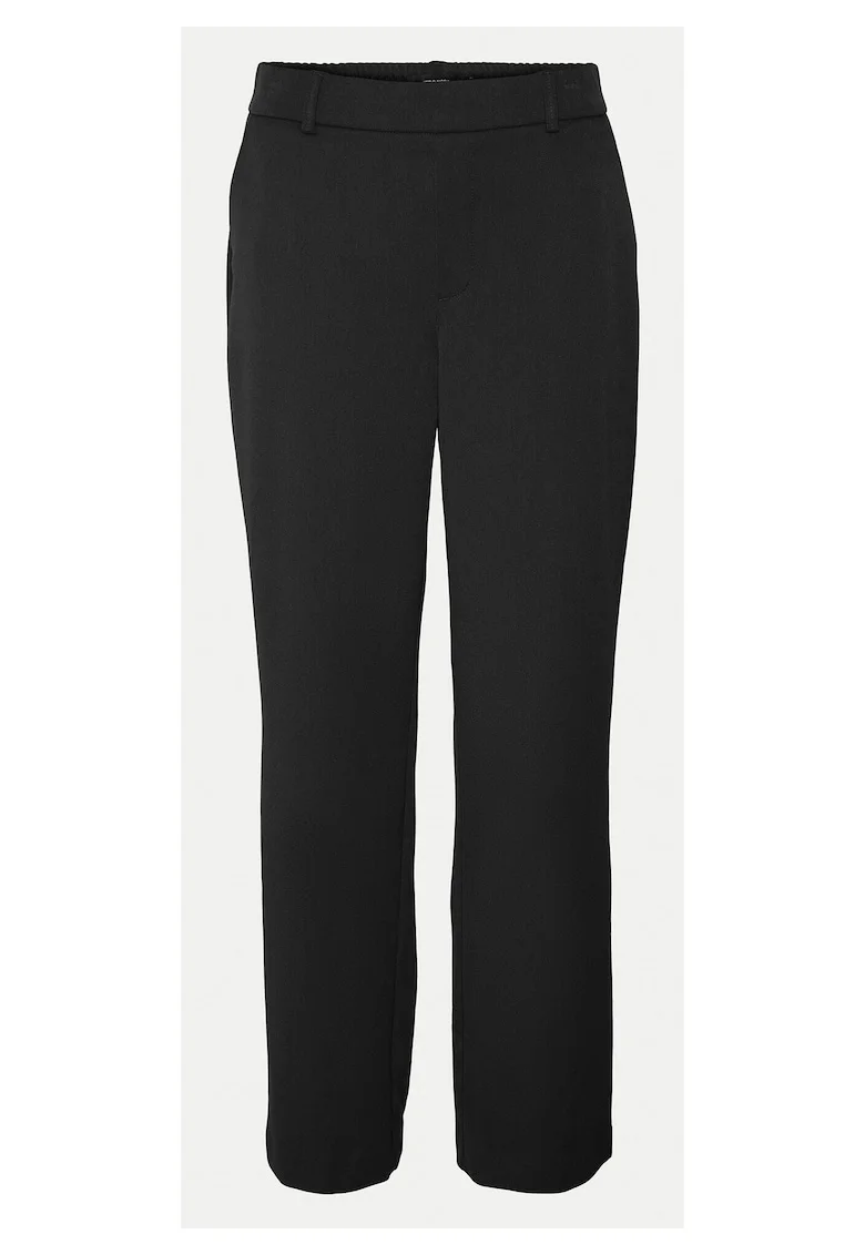 Pantaloni dama  10267718, Poliester/Viscoza, Negru, Negru