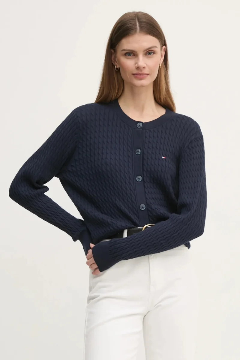 Tommy Hilfiger cardigan pentru femei din bumbac