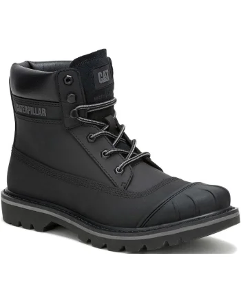 Ghete barbati  Colorado, piele naturala, negru, Negru