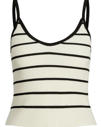 Top dama  12255237, Ecru