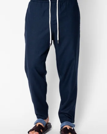 Pantaloni lungi din IN cu snur Navy