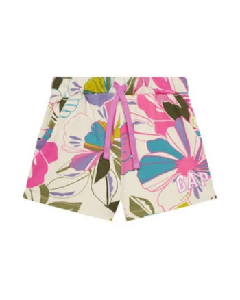 Pantaloni dama  cu logo floral, Multicolor