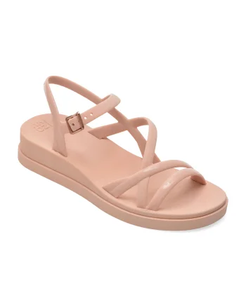 Sandale ZAXY nude, CLASSY SAND, din pvc