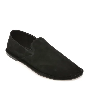 Pantofi EPICA negri, HF1702, din piele intoarsa