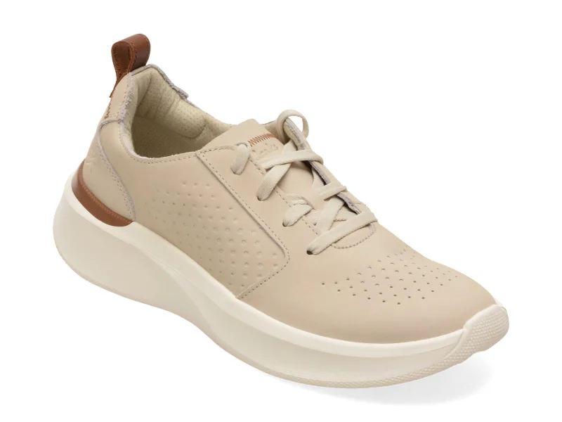 Pantofi sport CLARKS gri, SOLEVANA STYLE, din nabuc