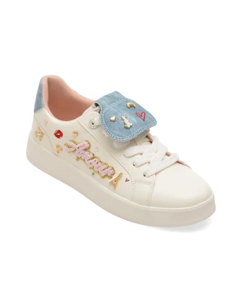 Pantofi sport ALDO albi, FRENCHIE 107, din piele ecologica
