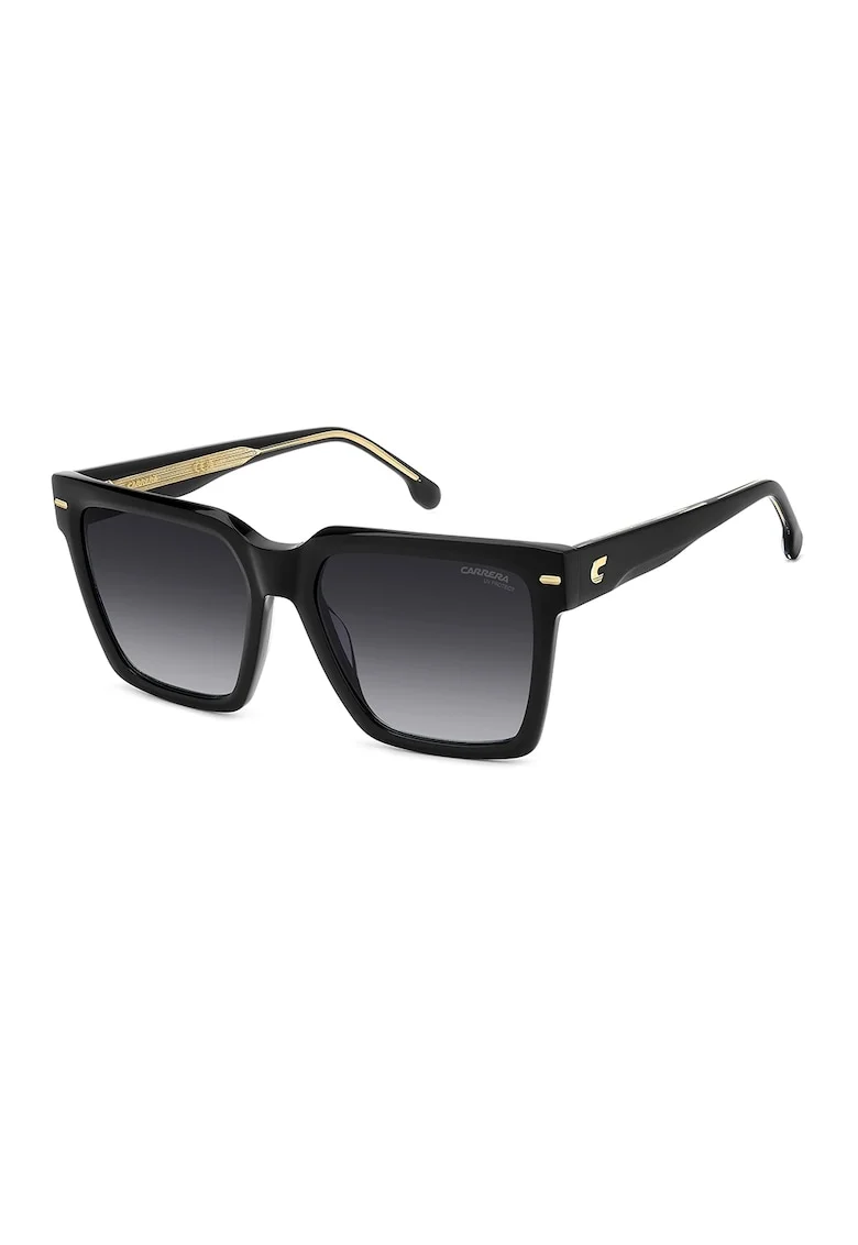 Ochelari de soare patrati cu lentile in degrade, Negru