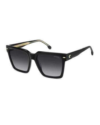 Ochelari de soare patrati cu lentile in degrade, Negru