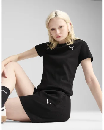 Tricou regular fit cu logo, Negru