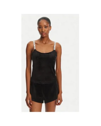 Top dama  JCLCT125501, Sintetic, Negru, Negru