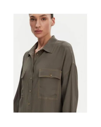 Camasa dama  53-7006, Viscoza/Rayon, Verde