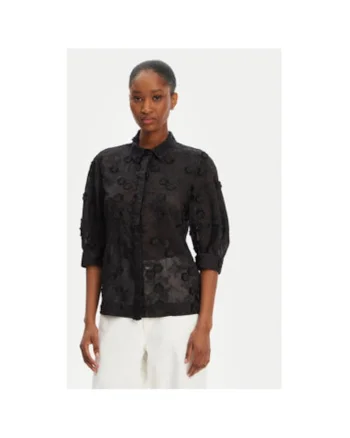 Camasa dama  252101725225, Tencel/Poliamida, Negru, Negru