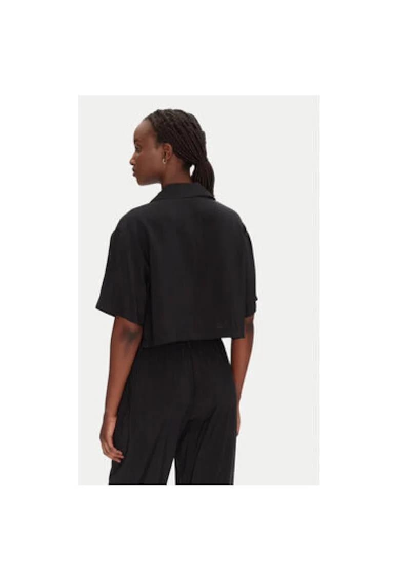 Camasa dama  53-7043, Rayon/Poliester, M-L INTL, Negru