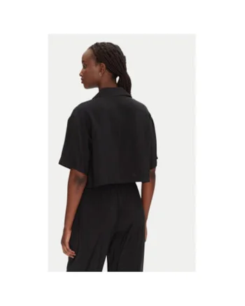 Camasa dama  53-7043, Rayon/Poliester, M-L INTL, Negru