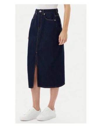 Fusta  PL901186AB2, denim, albastru, Bleumarin