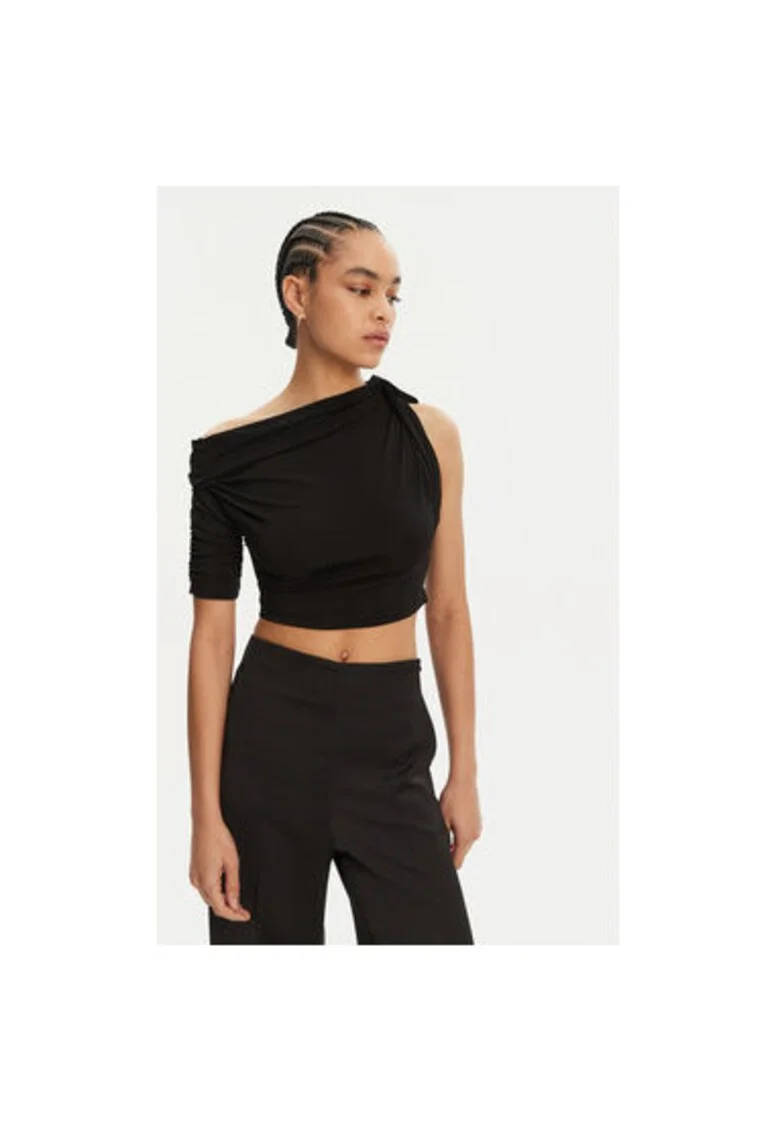 Top dama  24E241JS1582032, Bumbac, Negru, Negru