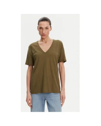 Tricou dama  53-2148, In/Bumbac, Verde, Verde
