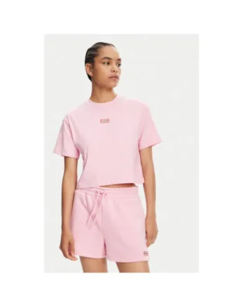 Tricou dama  HARW0059251, Bumbac, Roz, Roz