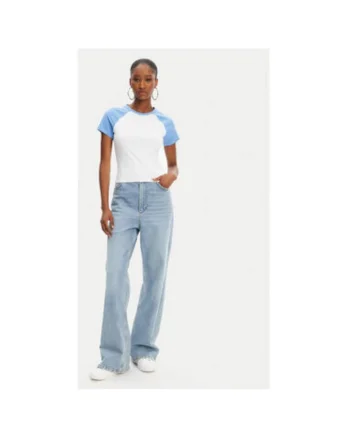Tricou dama  JCWCT125307, Bumbac, Alb, Alb
