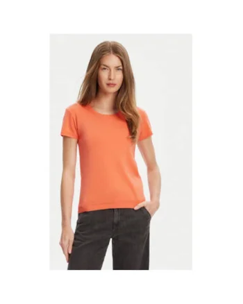 Tricou dama  1091D1M10, Bumbac, Portocaliu, Portocaliu
