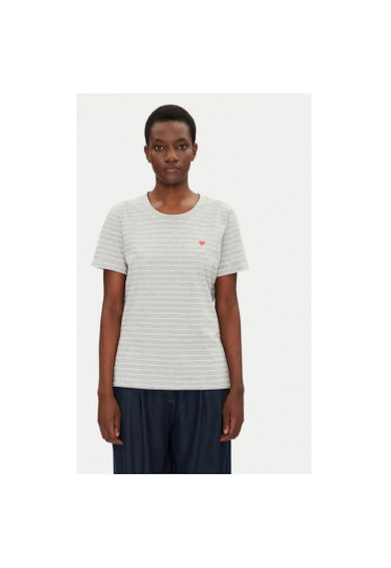 Tricou dama  20615521, Bumbac, Gri, Gri