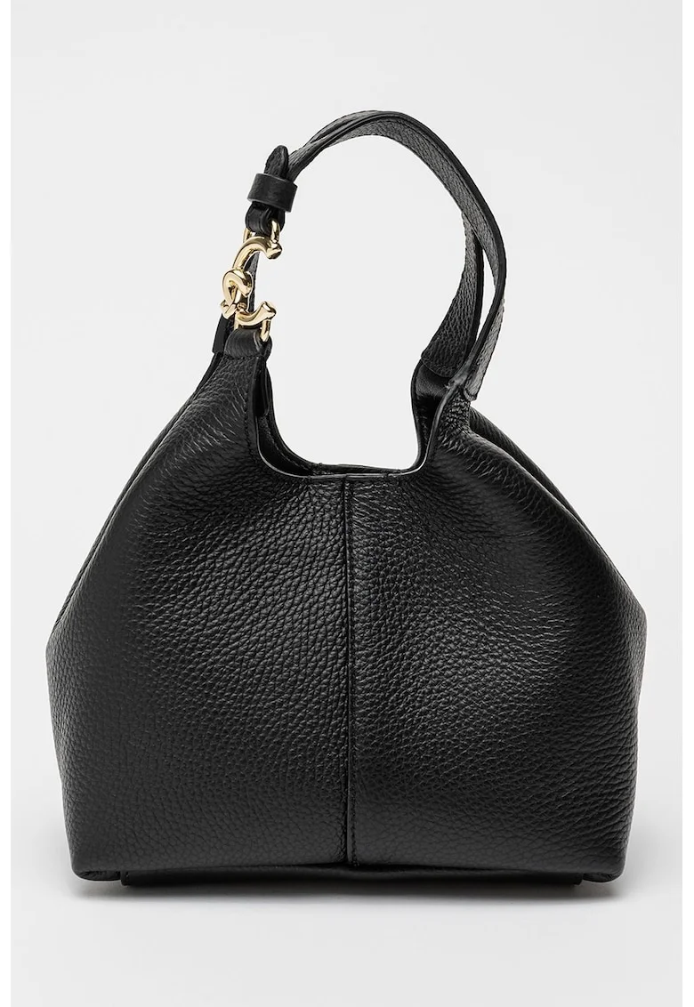 Geanta tote din piele Easy, Negru