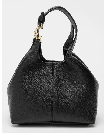 Geanta tote din piele Easy, Negru