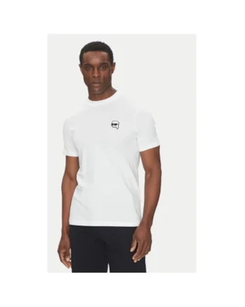 Tricou barbati  755710 500224, Bumbac, XS INTL, Alb