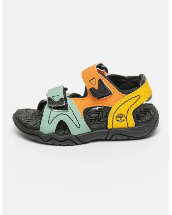 Sandale de piele si piele ecologica Adventure Seeker, Multicolor