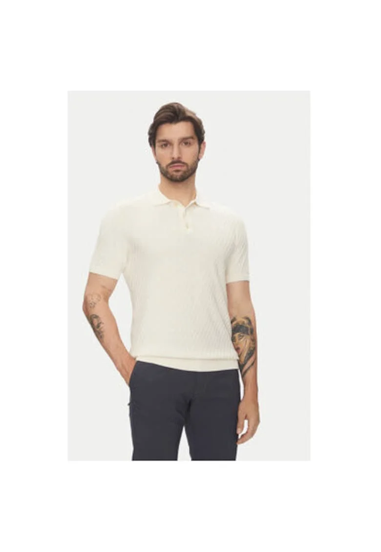Tricou Polo barbati  C5 51314.5094, Bumbac/Viscoza, Gri, Gri