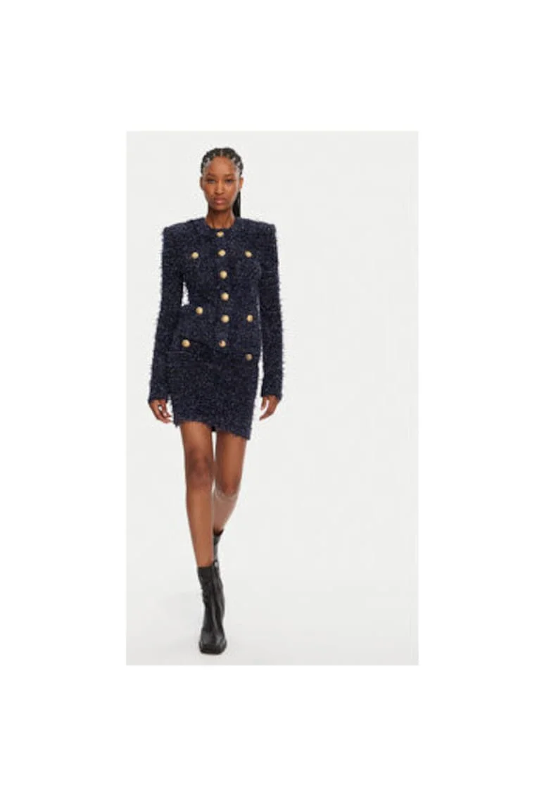 Bluza dama  DF0SK249KH74, Poliamida/Viscoza, 38 EU, Bleumarin