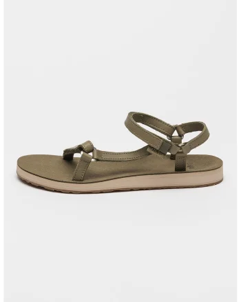 Sandale de piele cu velcro Original Universal Slim, Verde feriga