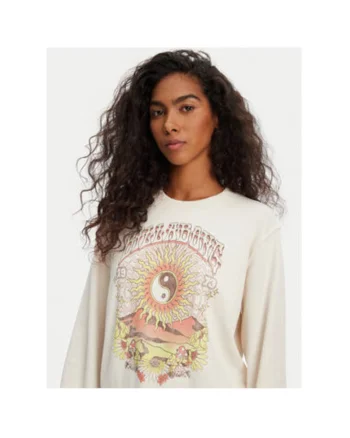 Bluza dama  EBJSF00171, Bumbac/Bumbac, Bej, Bej