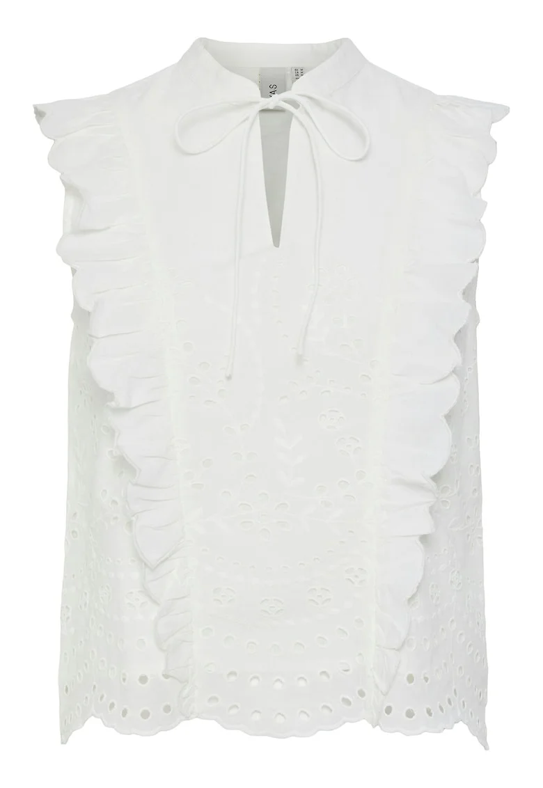 Bluza dama  26036259, Bumbac organic, Alb, Alb