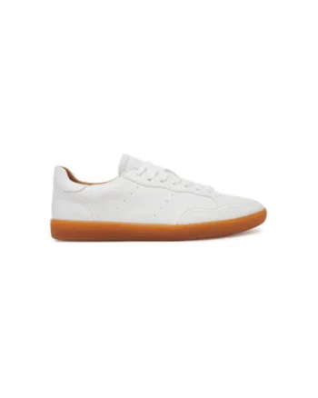 Pantofi sport barbati, 13963607,  Piele naturala, Alb
